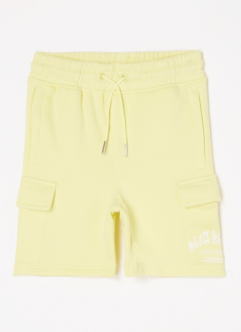 Pantaloni scurți sport negri Viva Straight-Fit de la Bananas