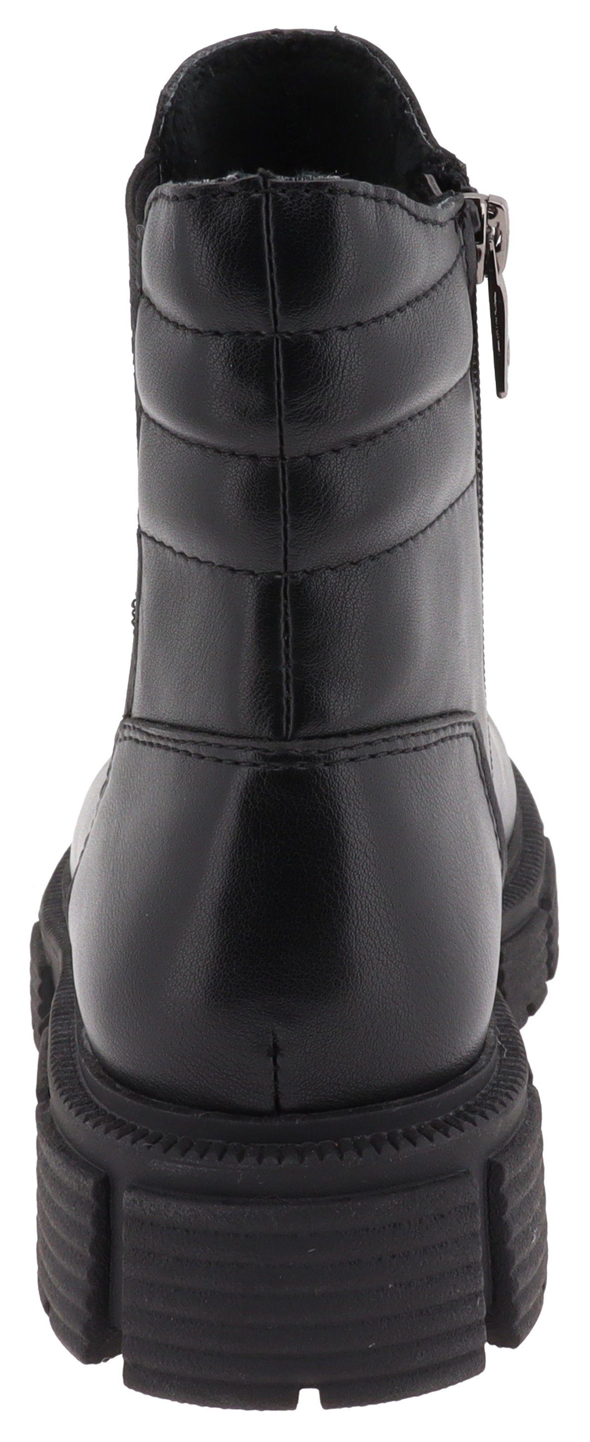 TOM TAILOR Chelseaboots mit Logoschriftzug im Stretcheinsatz