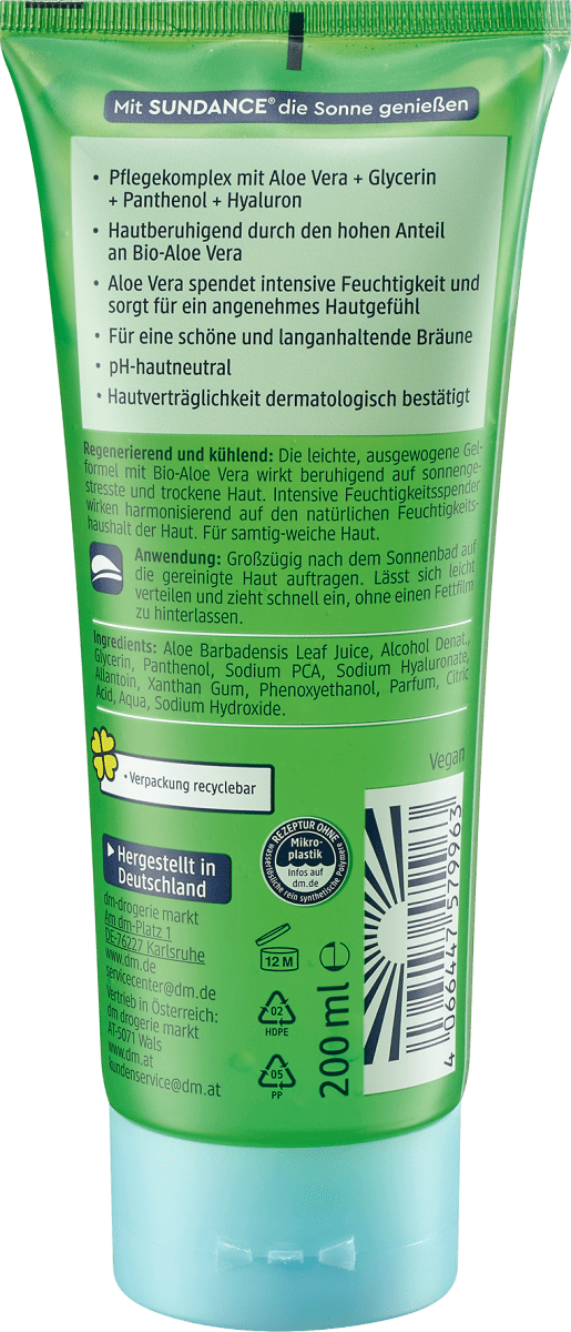 After Sun Gel Aloe Vera 200 ml, 200 ml