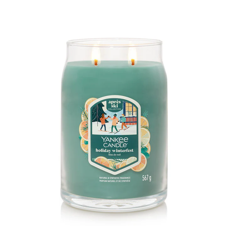 Velas aromáticas Signature Jar Candles Holiday Winterfest