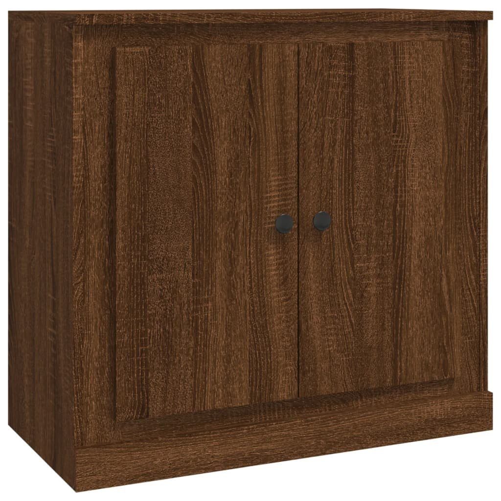 vidaXL Sideboard Sideboards 3 Stk. Braun Eichen-Optik Holzwerkstoff (3 St)