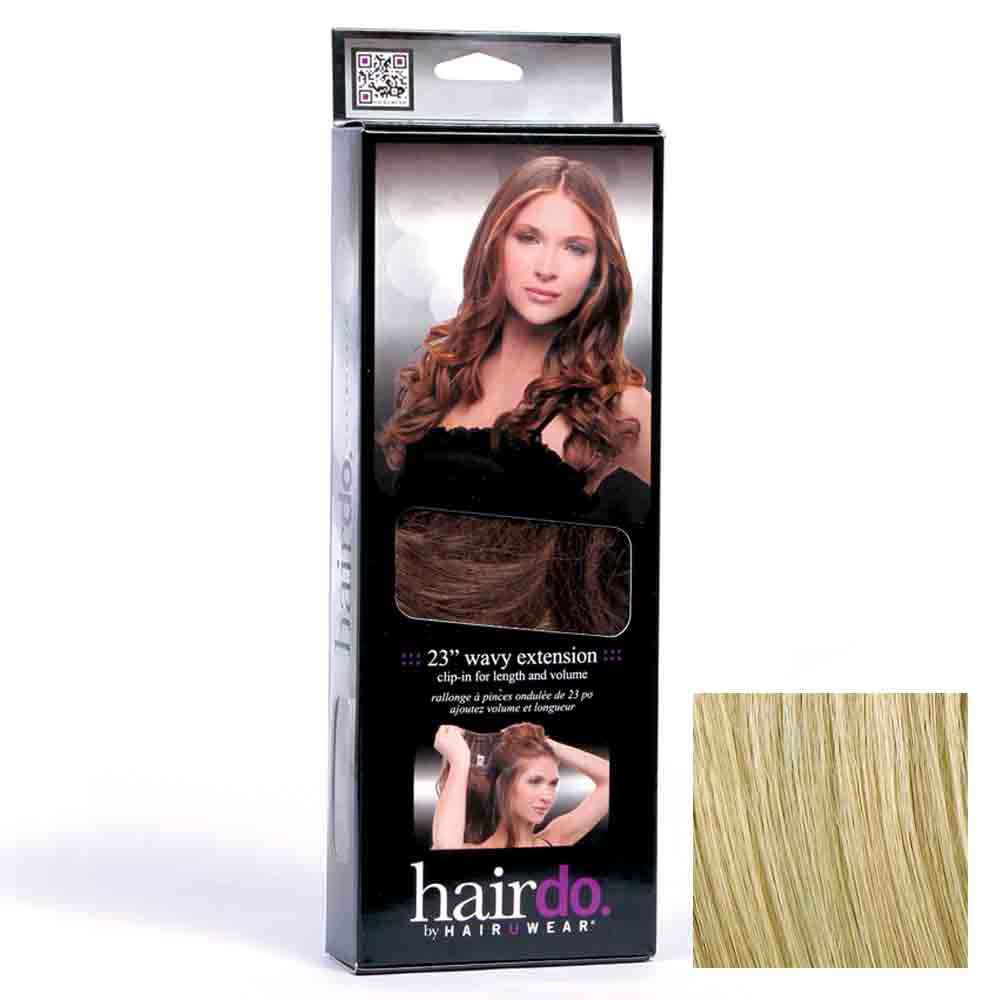 Hairdo Haarteil Clip in Wavy Extension R22 Swedish Blond 55cm