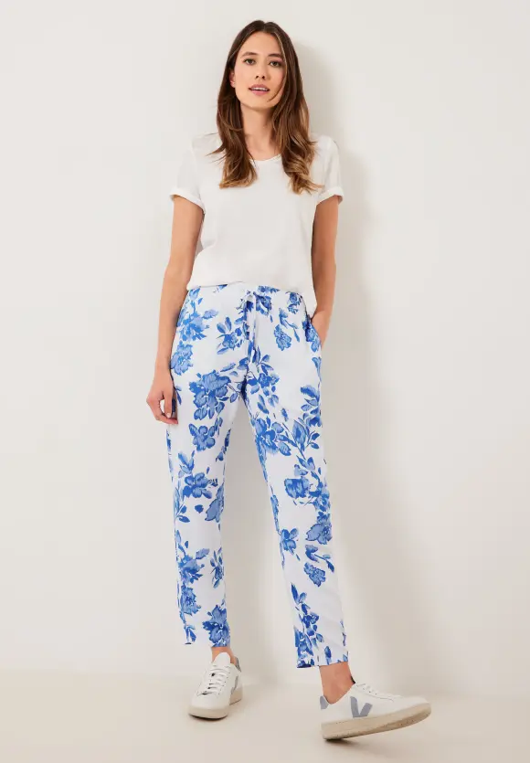 CECIL Loose Fit Hose mit Print