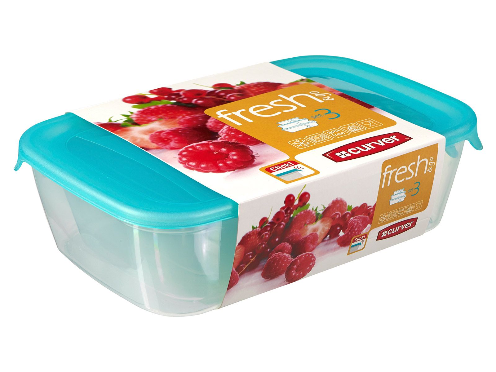 Curver Fresh&Go rechteckig Frischhaltedosen