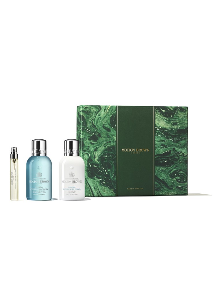 Set de călătorie Molton Brown Coastal Cypress și Sea Fennel - Ediție limitată