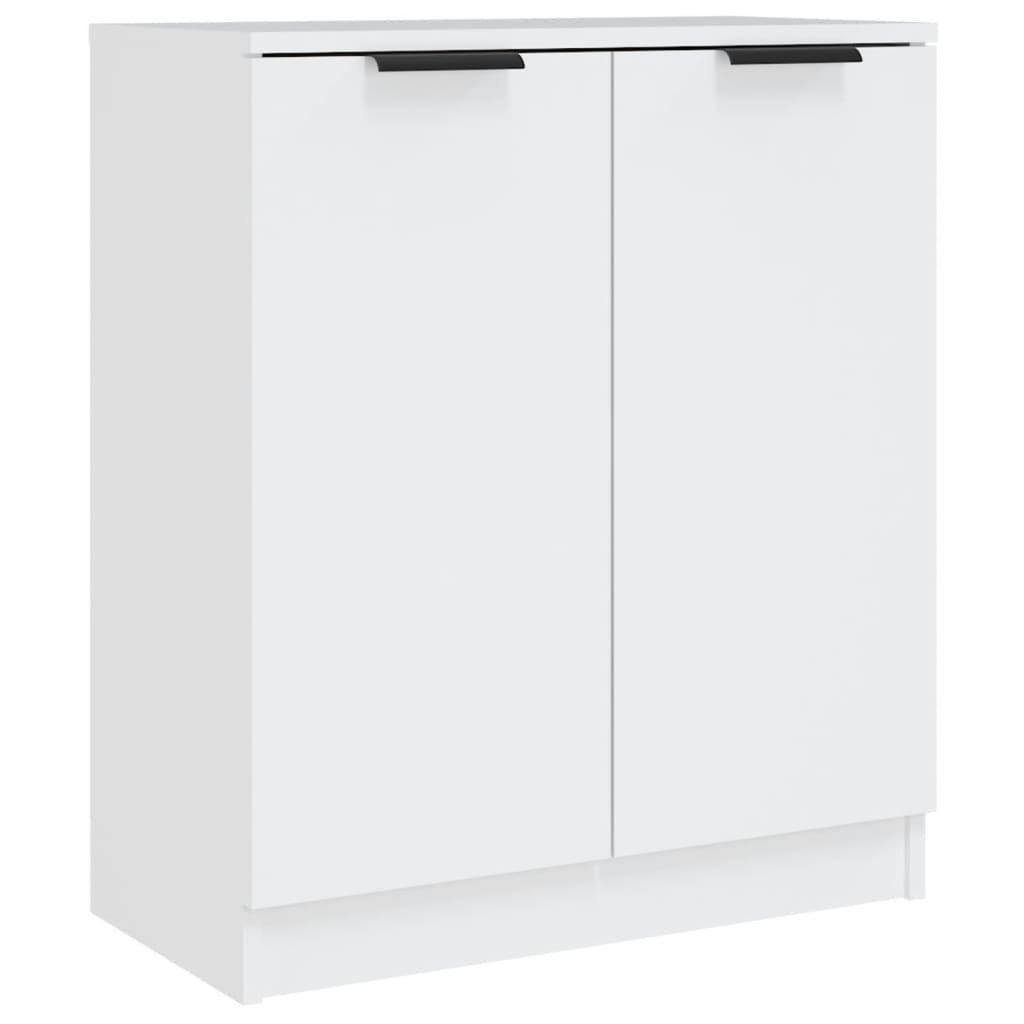 vidaXL Sideboard Sideboards 2 Stk. Weiß 60x30x70 cm Holzwerkstoff (2 St)