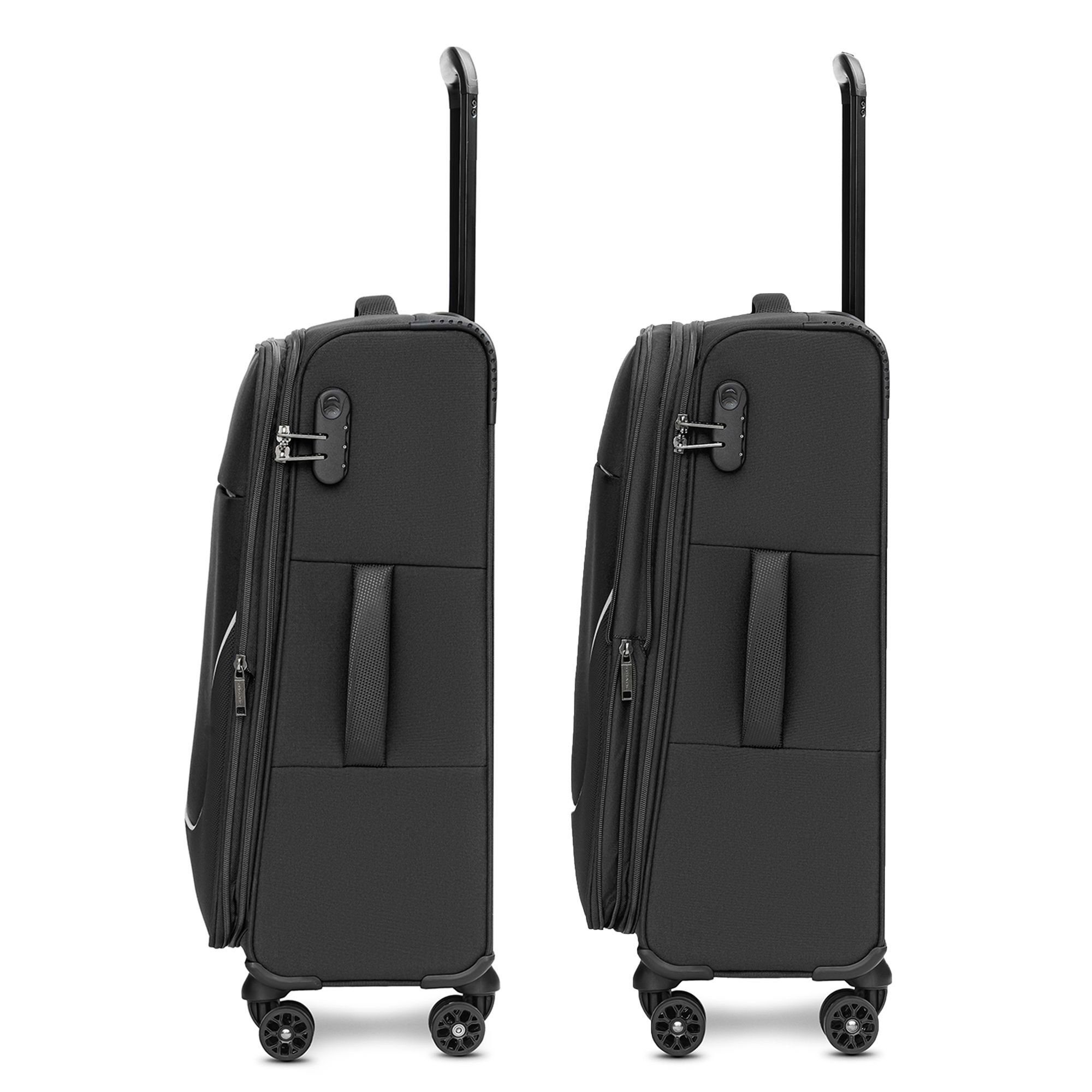 Stratic Trolleyset taska, 4 Rollen, (3-teilig, 3 tlg), Polyester
