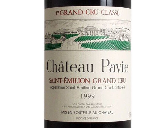 Château Pavie Rouge 1999 Bordeaux Saint-Emilion