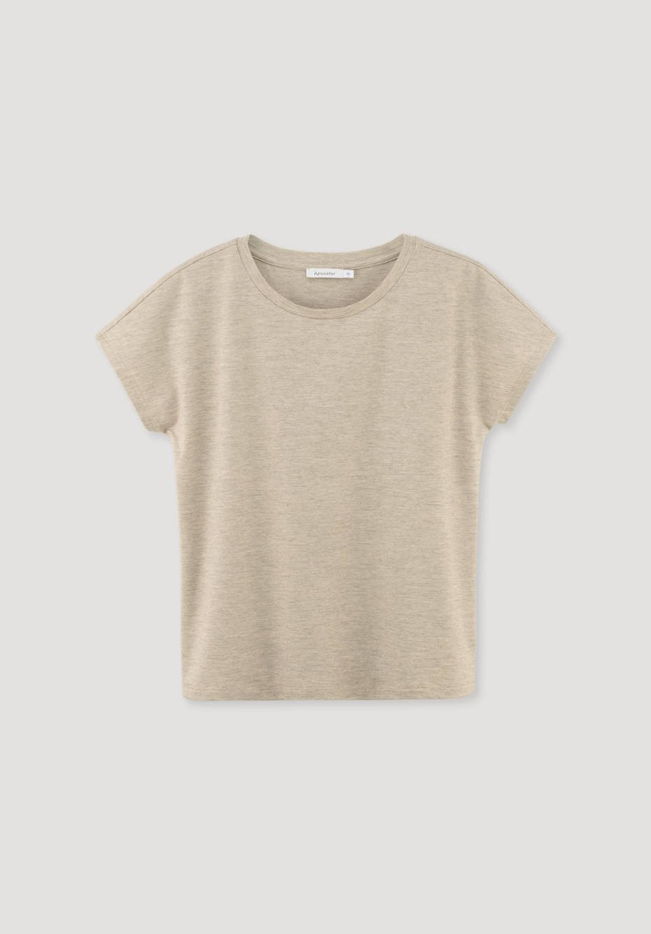Kurzarmshirt aus Bio-Merinowolle mit Hanf und Bio-Baumwolle