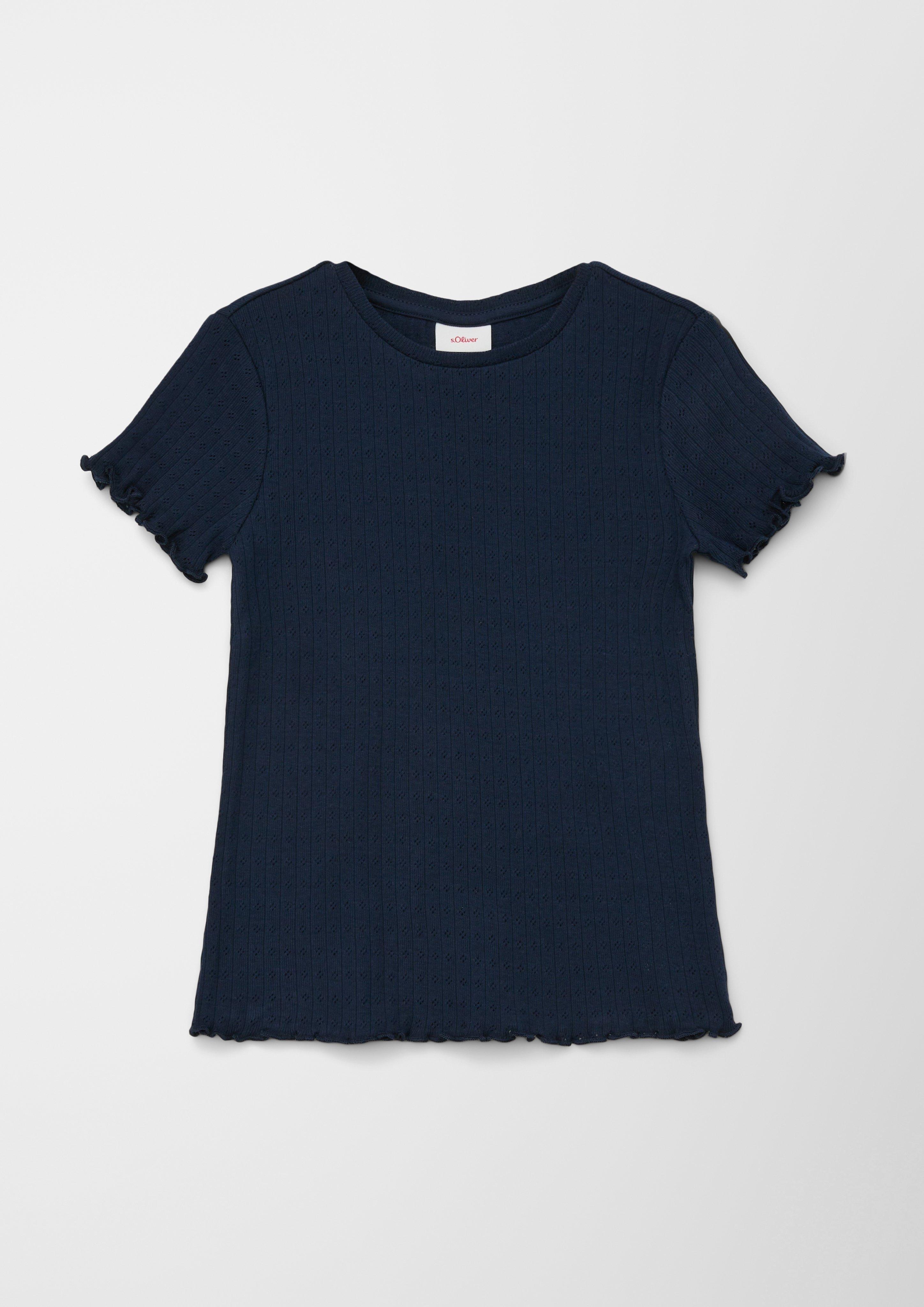 Strickshirt mit Ajourmuster  2127426-5952