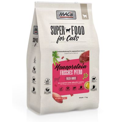 MAC's Superfood for Cats Adult Monoprotein Pferd