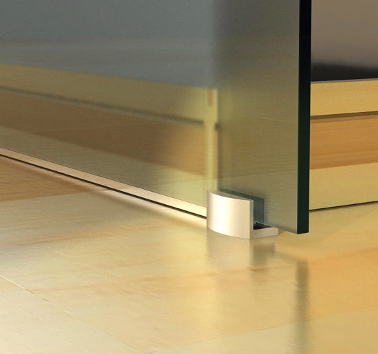 HOMCOM Glasschiebetür Schiebetür Tür Zimmertür mit Griffstange 77,5 x 205 cm