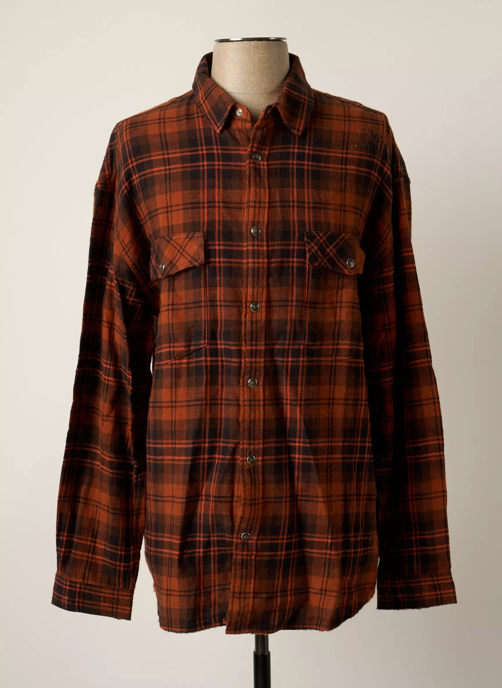 The Kooples Manches Longues Homme couleur orange