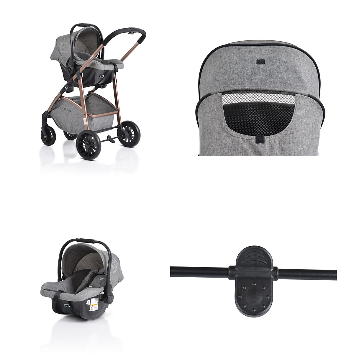 Kombikinderwagen 3 in 1 Milan Kombikinderwagen