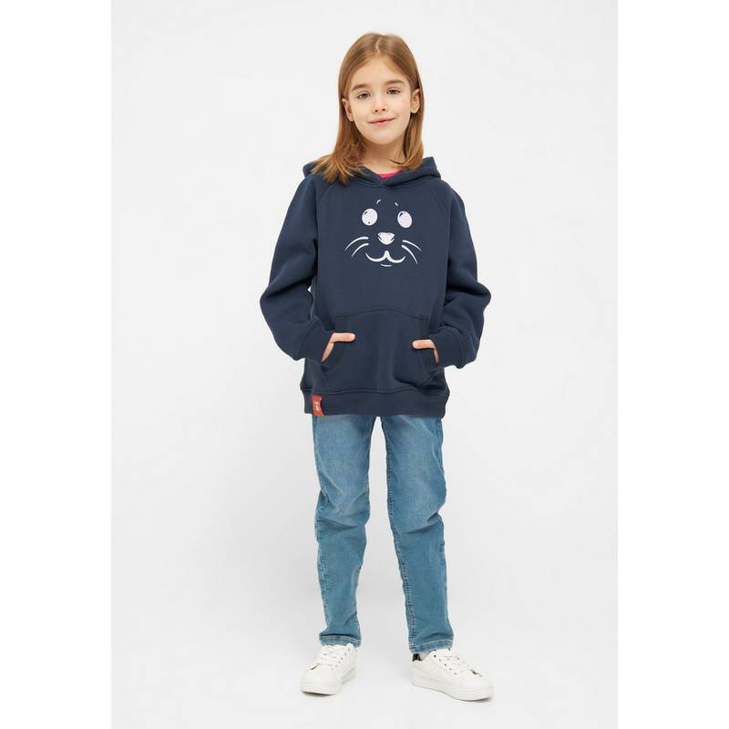 Derbe Robbenschnute Hoodie Kinder