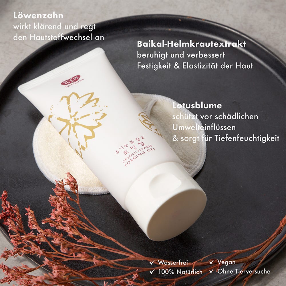 Whamisa Organic Flowers Foaming Gel 200 ml
