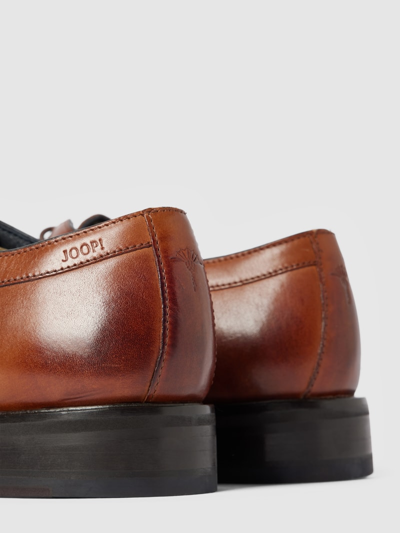 Derbys mit Schnürverschluss Modell 'KLEITOS' in cognac