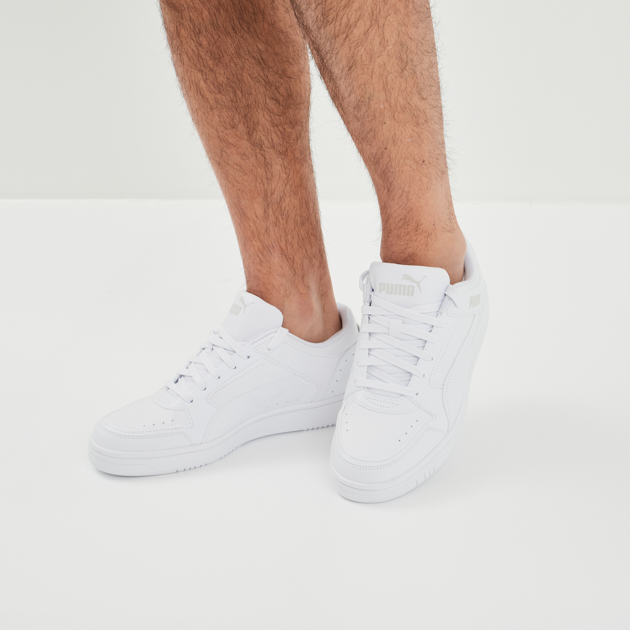 Tennis à lacets Puma Rebound Joy Low blanc homme | La Halle