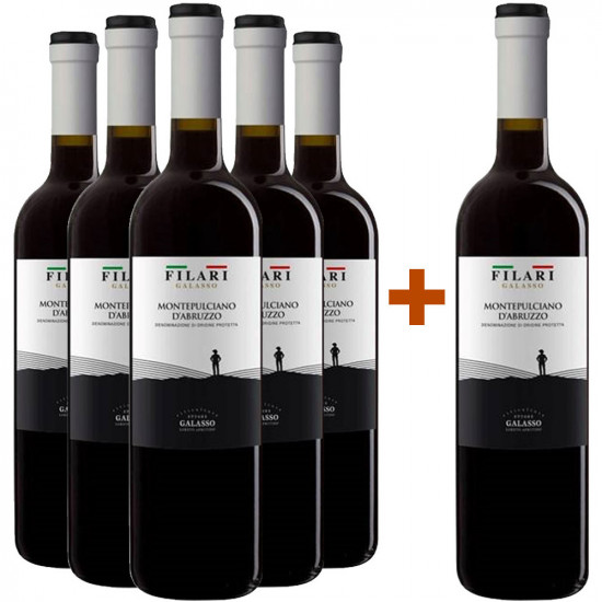 5+1 Paket Filari Montepulciano d’Abruzzo DOC - Ettore Galasso