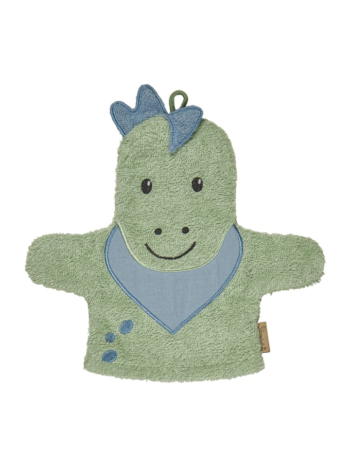 Sterntaler Waschhandschuh DINO Rexi in hellgrün günstig kaufen onesize