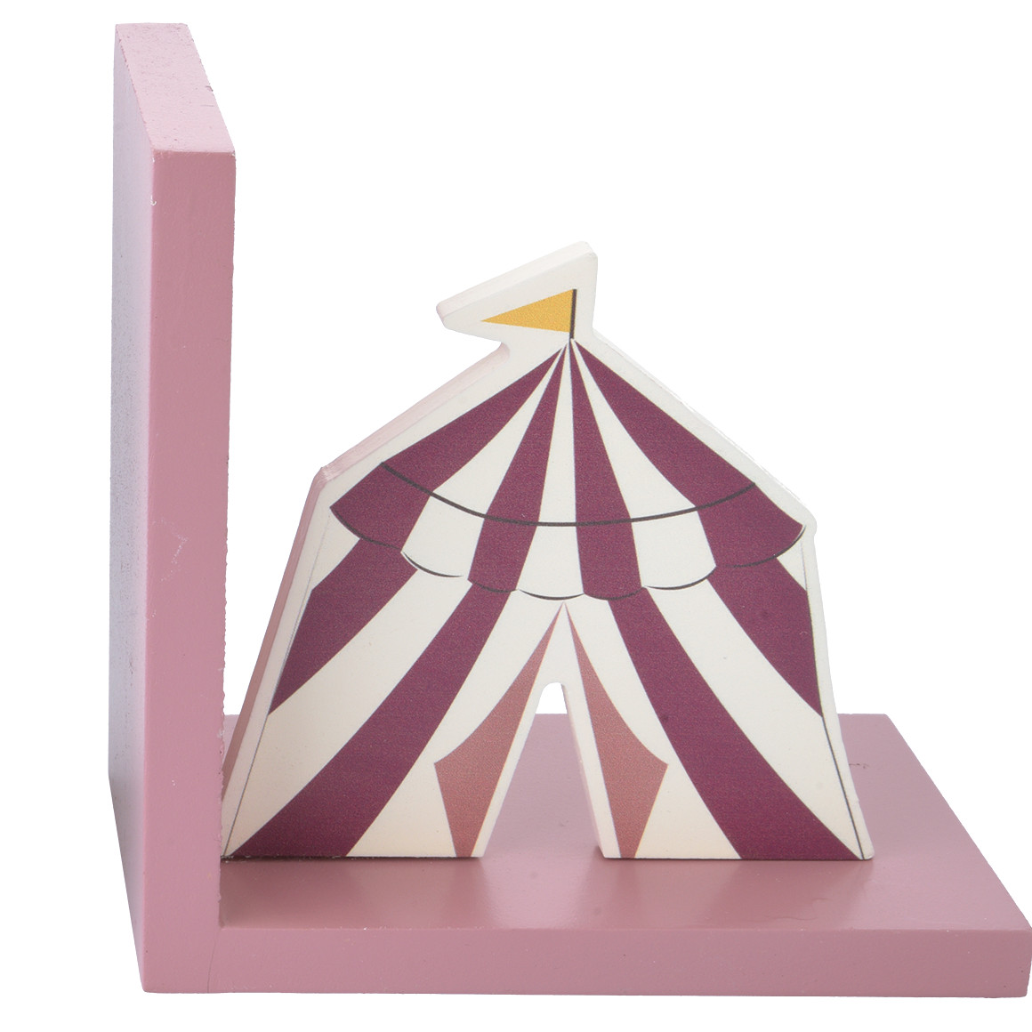 2er Set Buchstützen mit Zirkus-Motiv