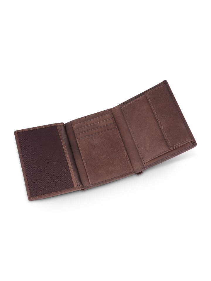 Police Geldbörse Leder 9 cm in brown günstig kaufen onesize