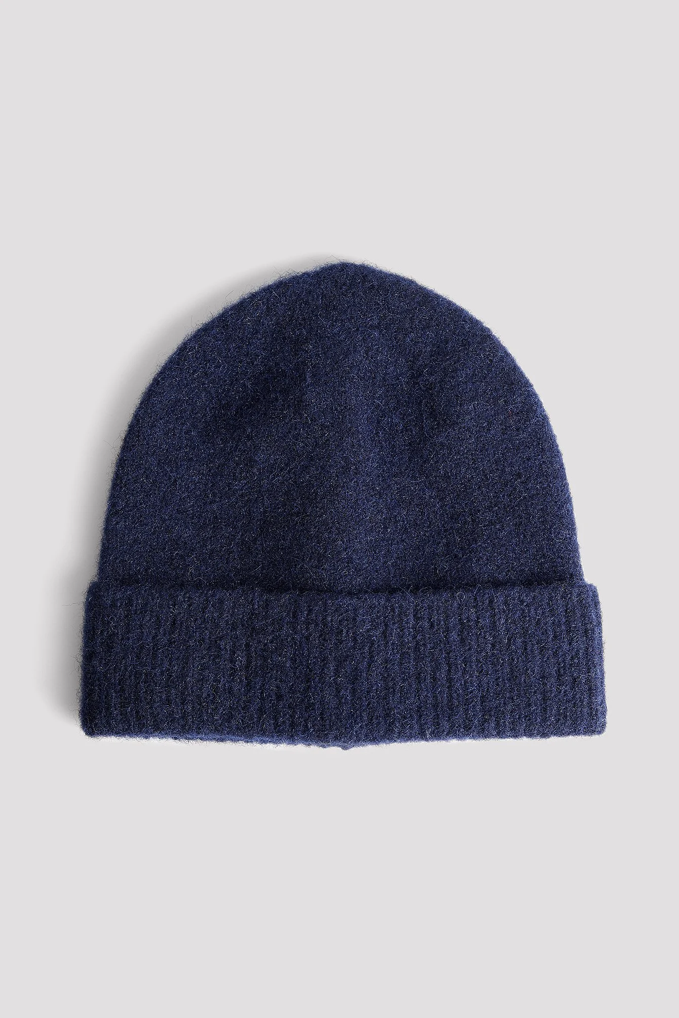 Strick-Beanie-Mütze aus Wollmischung