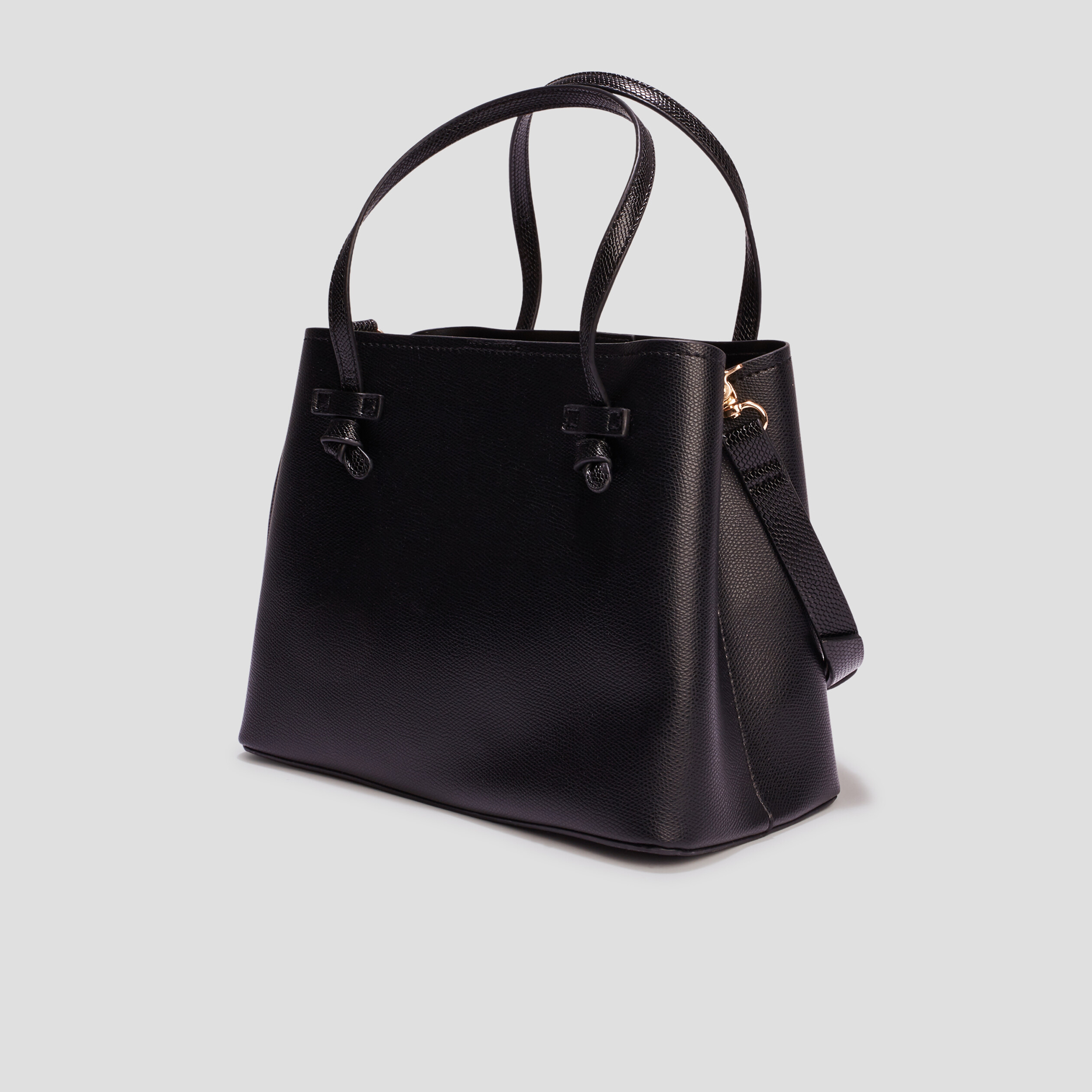 Sac en bandoulière trapèze noir femme | La Halle