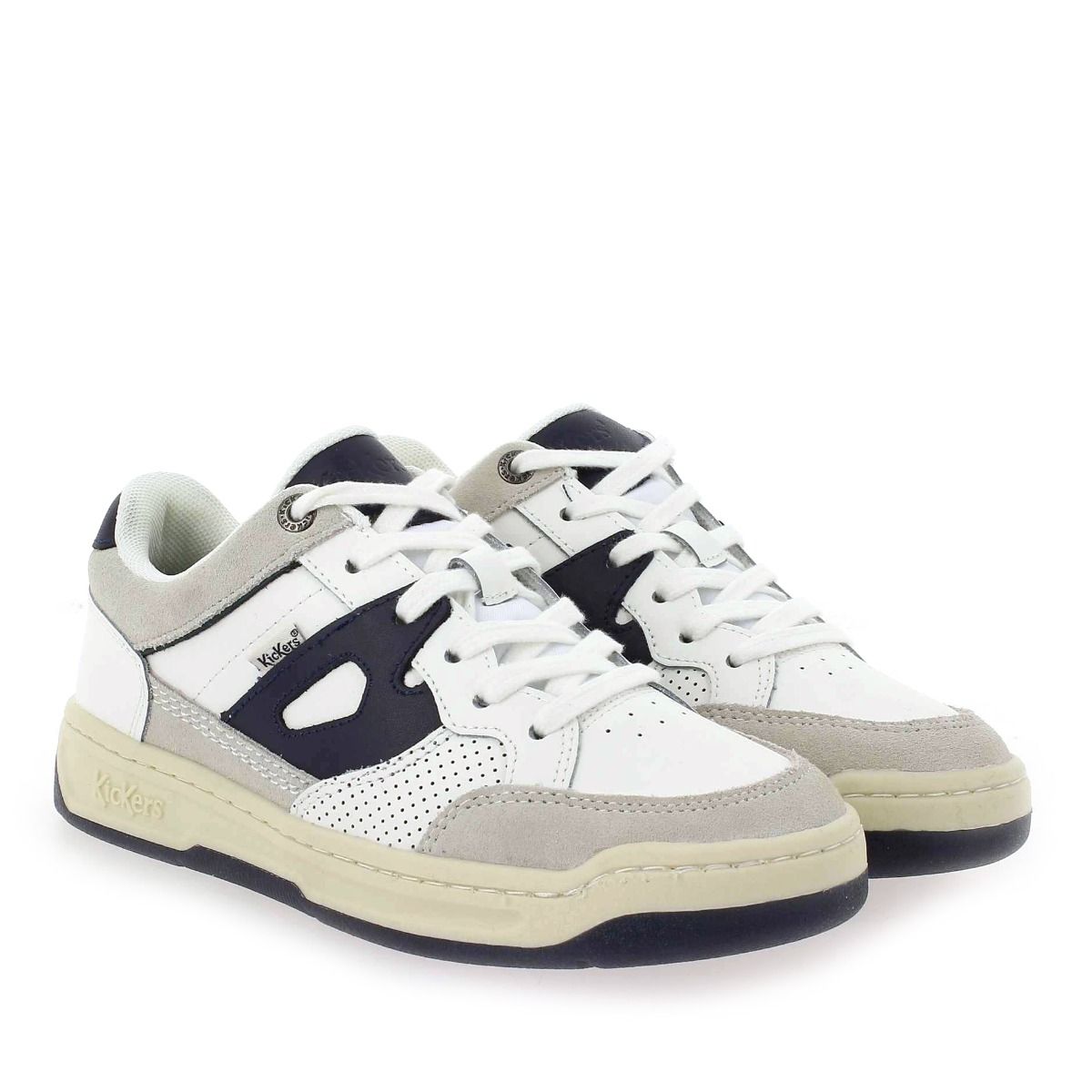 Kickers  KIKOUC JR - blanc marine