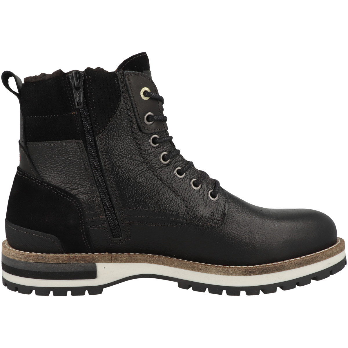 Pantofola d'Oro Pontida Fur Uomo High Schnürboots schwarz