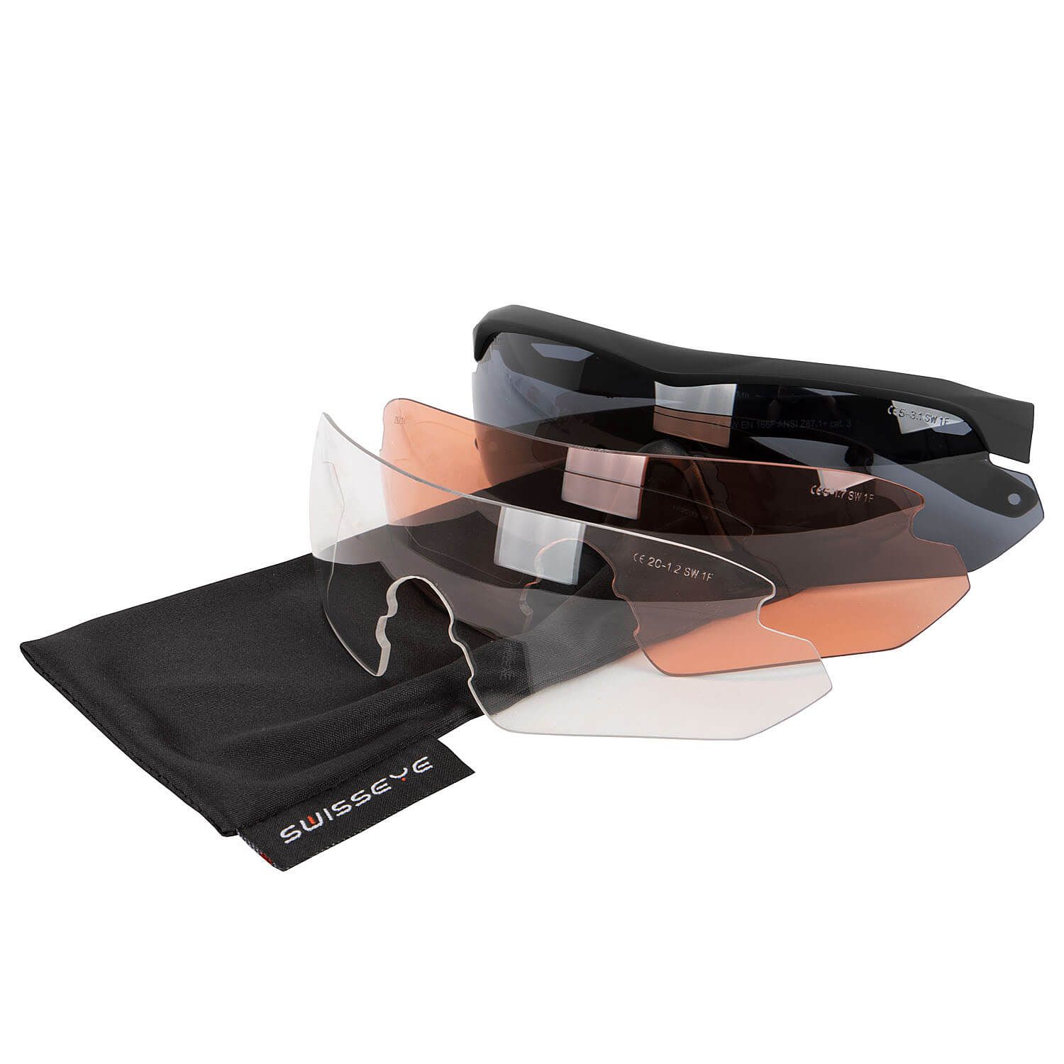 Tactical Brille Nighthawk Pro m. Wechselgläsern