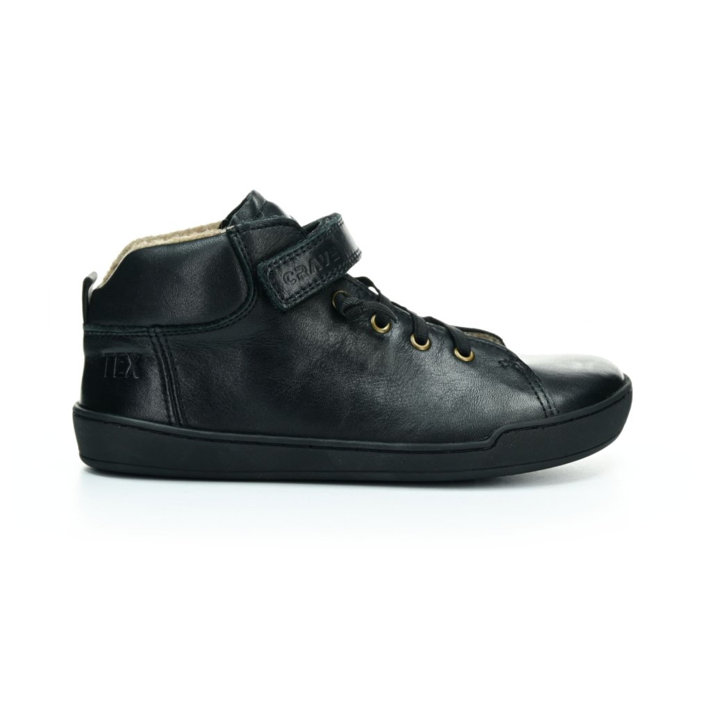 Crave Bergen Black Winter-Barfußstiefeletten