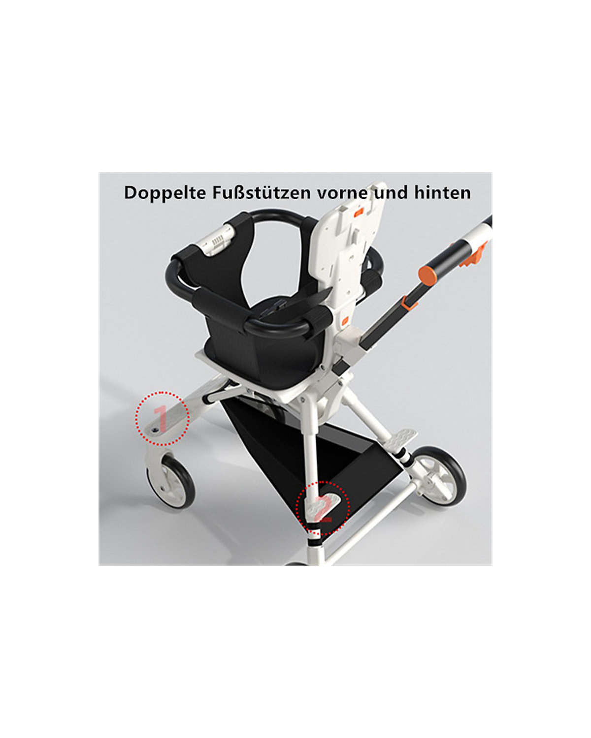 Tragbarer Kinderwagen Multifunktionaler Kinderwagen mit Kinderartefakt