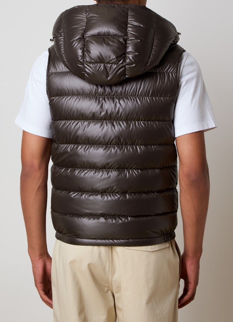 Vestă matlasată Moncler Barant cu logo