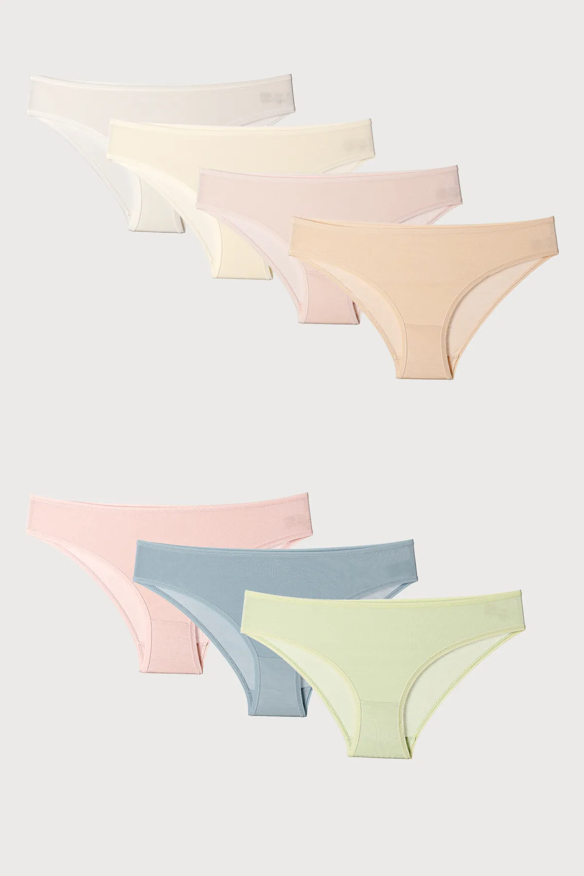 Nicoletta  Damenhöschen, 7er-Pack, Bambus-Lycra, antibakteriell, MIXCOLOR