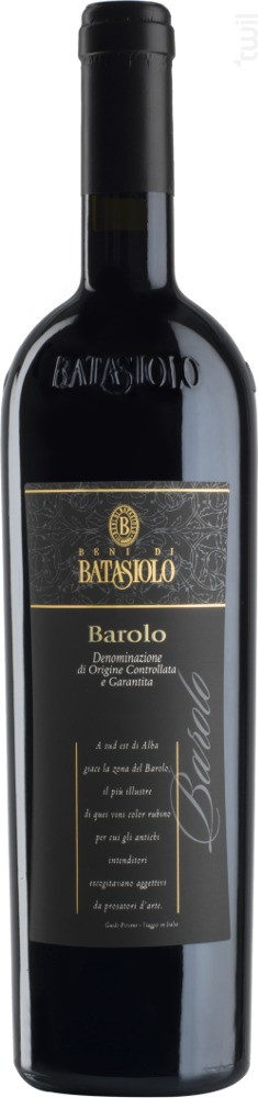 Black Label Beni Di Batasiolo Vin Rouge●Barolo DOCG 2019 75cl