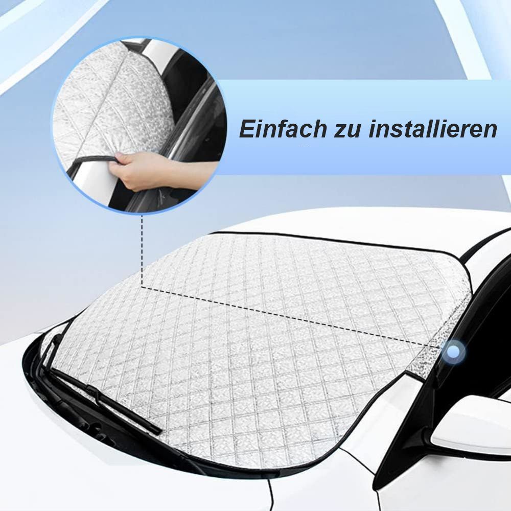 JOYOLEDER Frontscheibenabdeckung Anti-Frost für die Windschutzscheibe