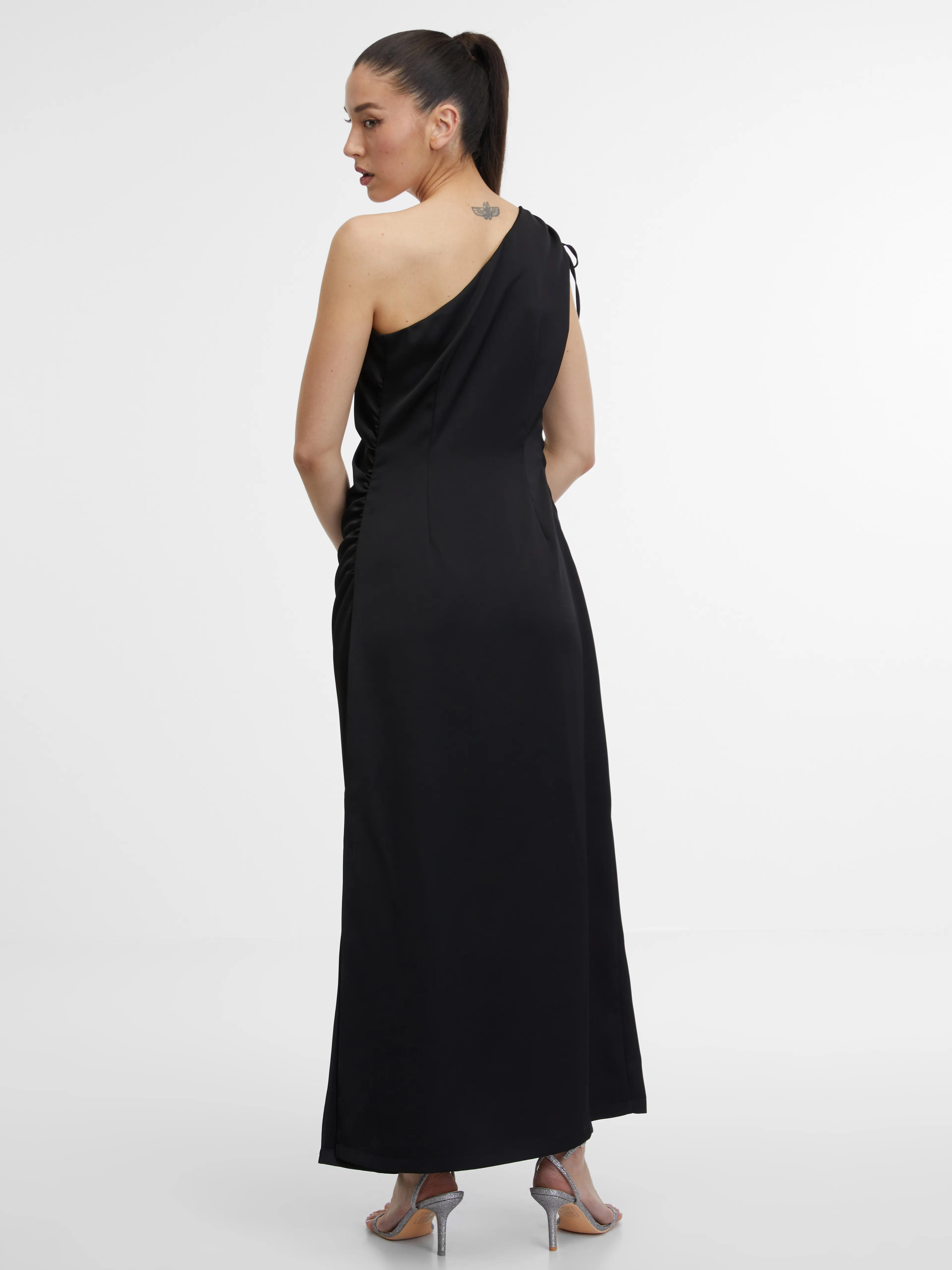 Schwarzes Damen Maxikleid ORSAY