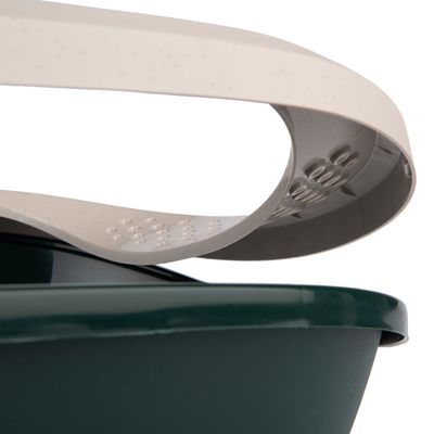 kooa Schalentoilette aus 100% recyceltem Plastik