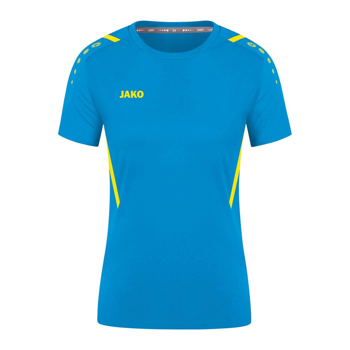 JAKO Challenge Trikot Damen Blau Gelb F443