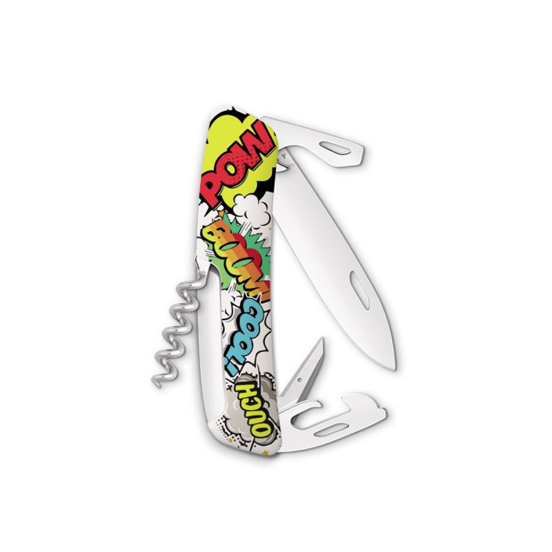 Schweizer Messer, Modell Swiza D03 Pop Art 3 Weiß
