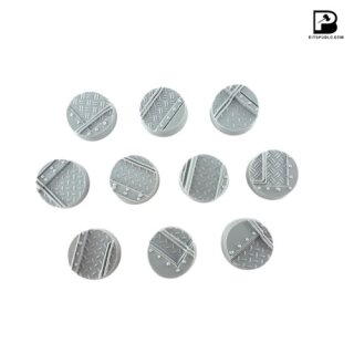Bitspudlo - 25mm Round Industrial Bases (10)