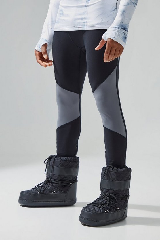 Man Active Colorblock Basic Leggings