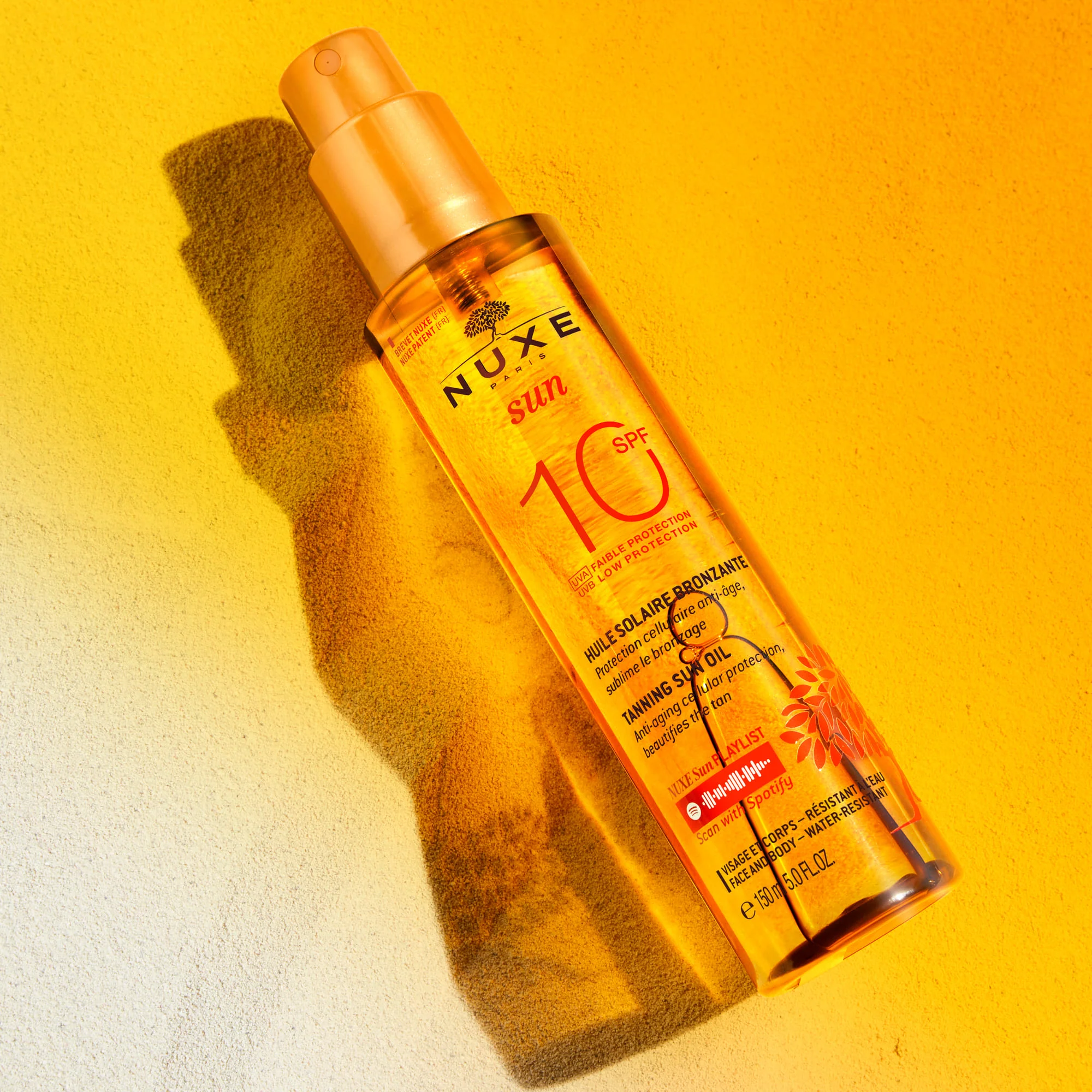 Уље за сунчање за лице и тело SPF10 - Уље за сунчање за тело са ниском заштитом, Уље за сунчање за лице са ниском заштитом.