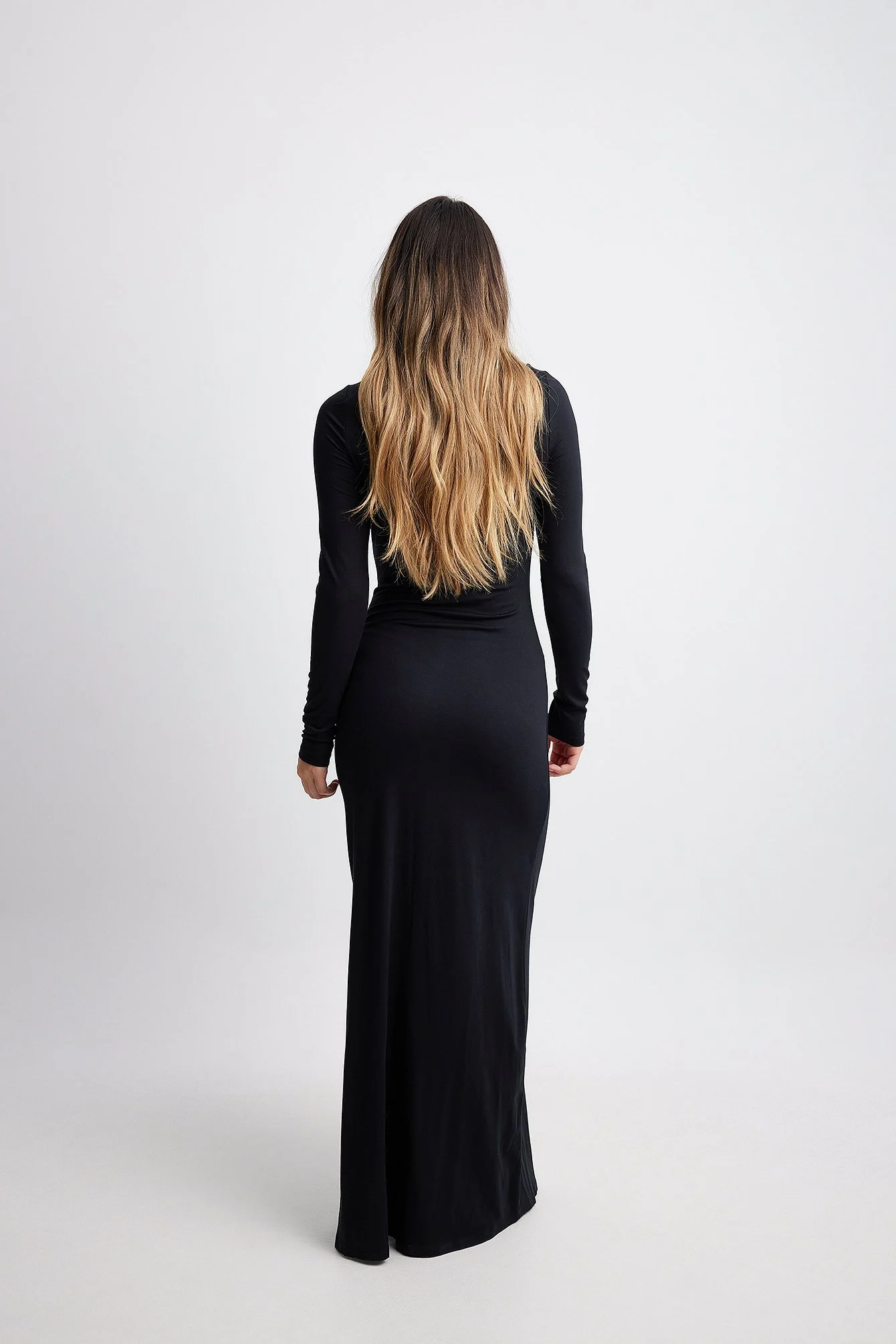 Soft Line Maxikleid mit U-Boot-Ausschnitt