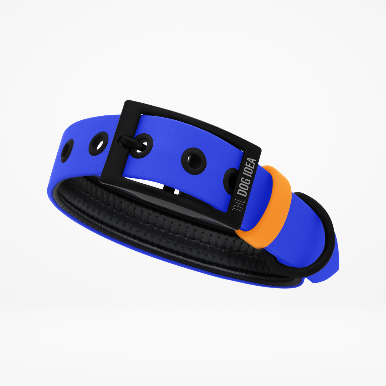 THE DOG IDEA Hundehalsbänder THE DOG IDEA Biothane Halsband Blau XL