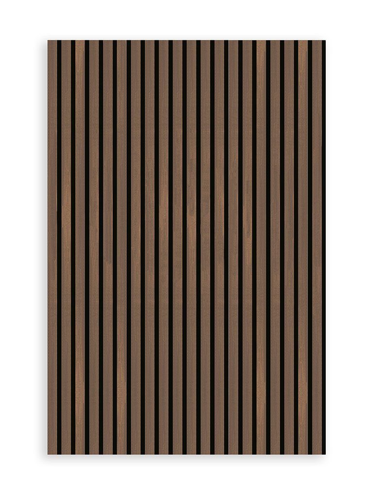 JANGAL Wandpaneel Wandpaneel Jangal Solid 10013 Walnut MDF Furnier (1206x800x22mm), BxL: 800x1206 cm