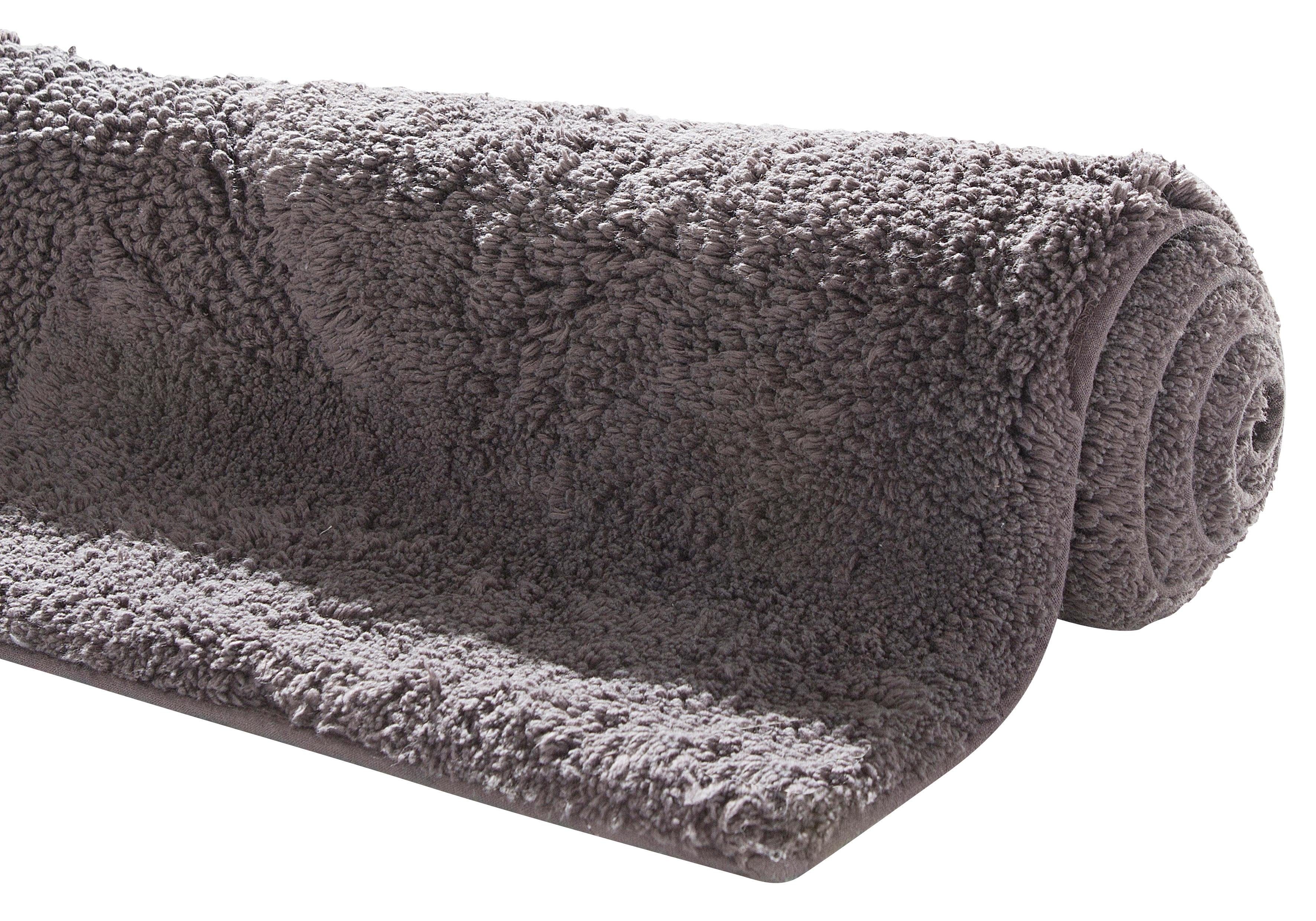 Badematte Marie andas, Höhe 13 mm, rutschhemmend beschichtet, fußbodenheizungsgeeignet, schnell trocknend, strapazierfähig, Baumwolle, rechteckig, Badteppich, Stern Motiv, Hoch-Tief-Struktur, auch als Set