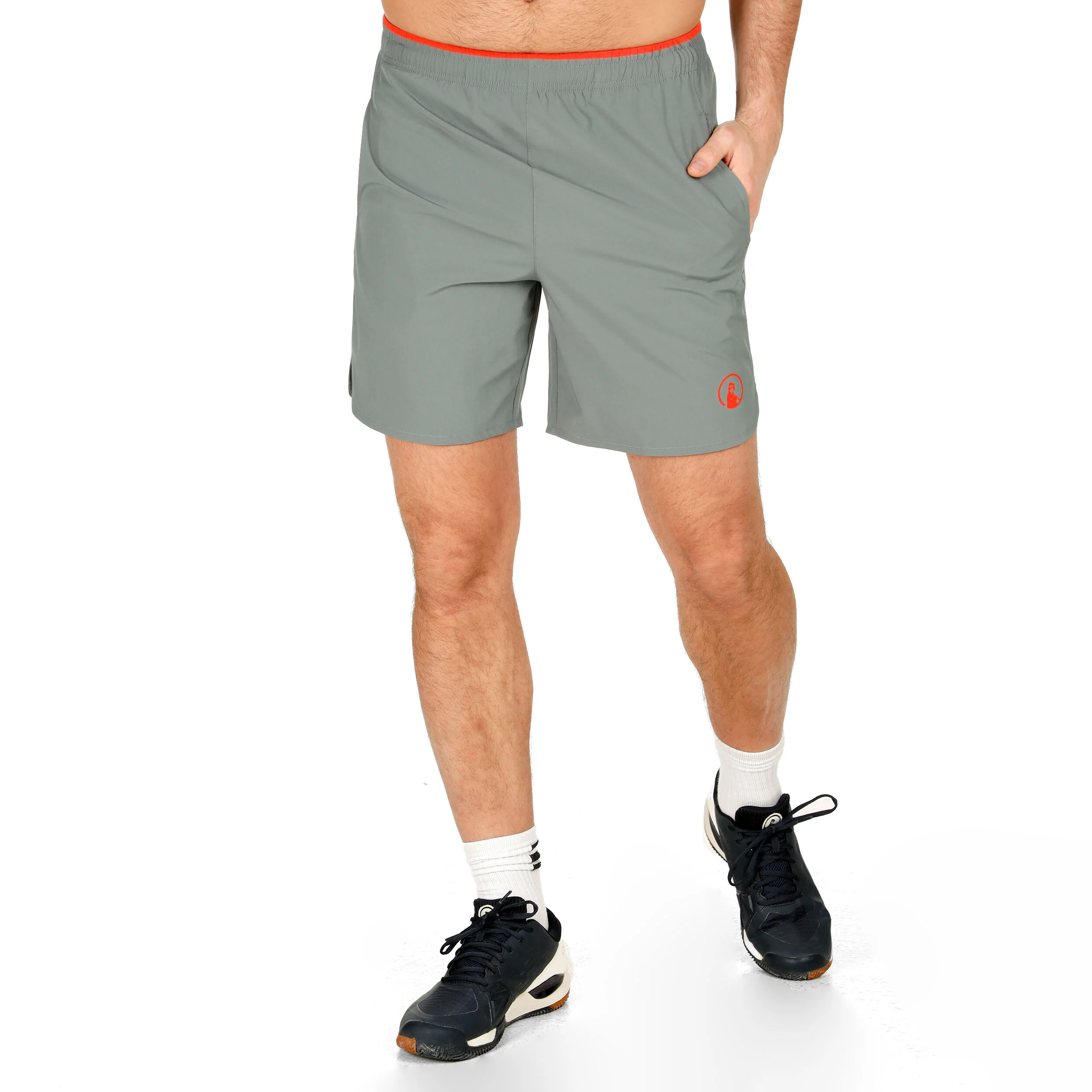 Slam Shorts Herren - Salbei, Rot