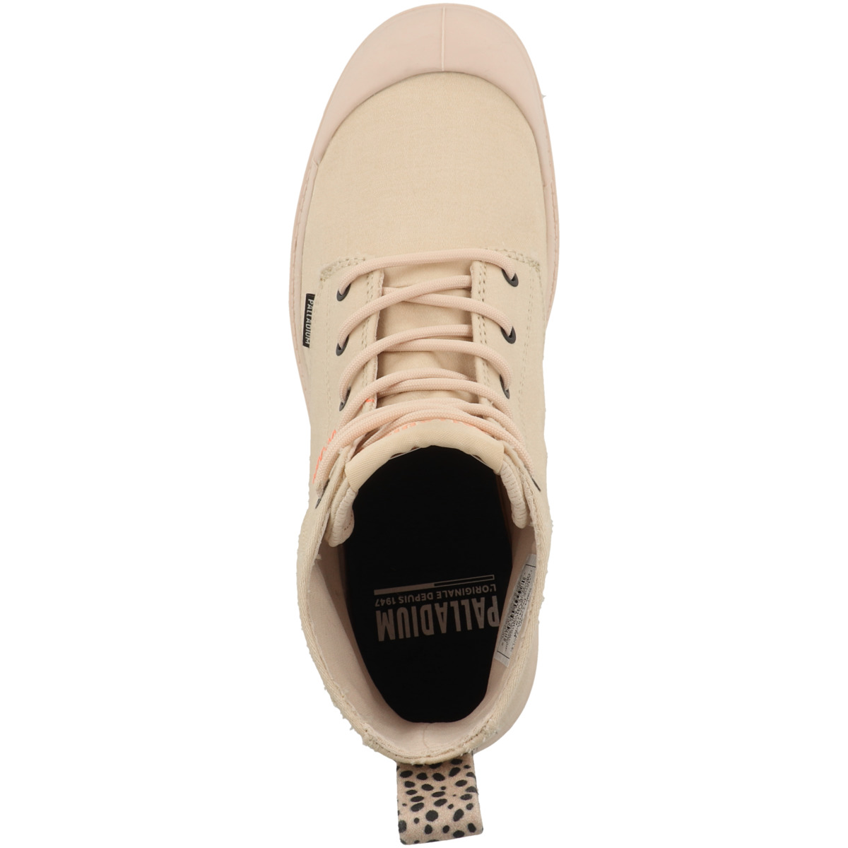 Palladium Pampa Hi Safari Schnürboots creme